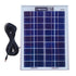 Andslight 10W Solar Panel with 20Ft Cable & DC Pin